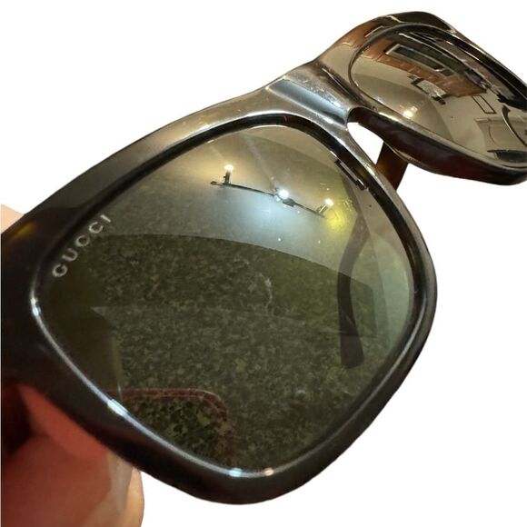 Gucci GG0158SN M 002 Square Unisex Sunglasses Tortoiseshell - Picture 9 of 9